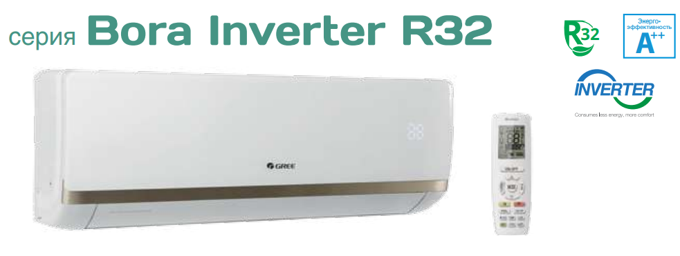 Кондиционеры Gree серии Bora Inverter R32
